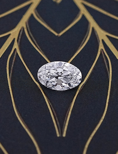 Old Mine Oval Lab Diamond -1.95 Ct