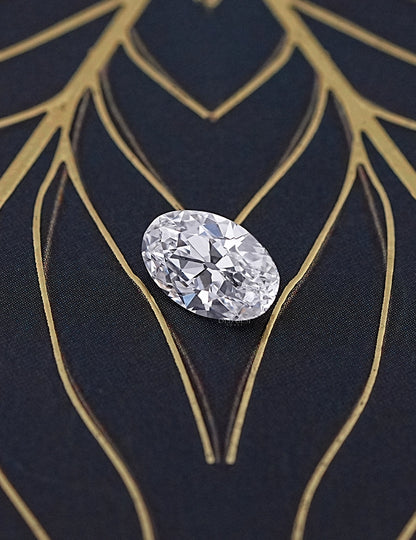 Old Mine Oval Lab Diamond -1.95 Ct