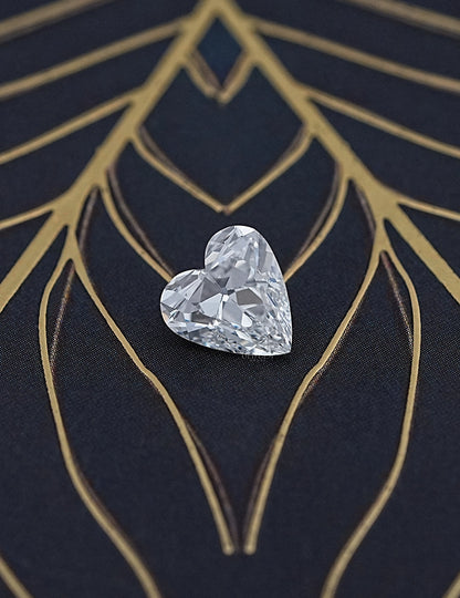 Old Mine Heart Lab Diamond - 2.06 Ct