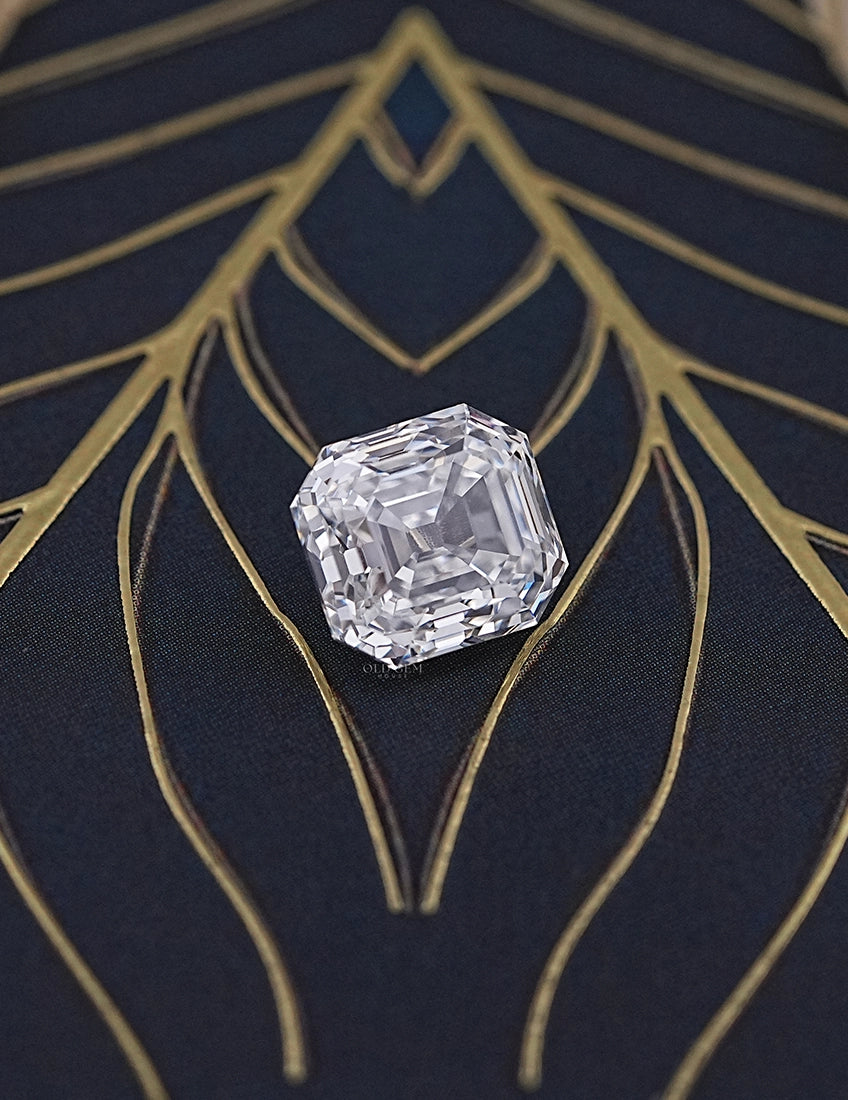 Old Mine Asscher Lab Diamond -- 6.15 Ct