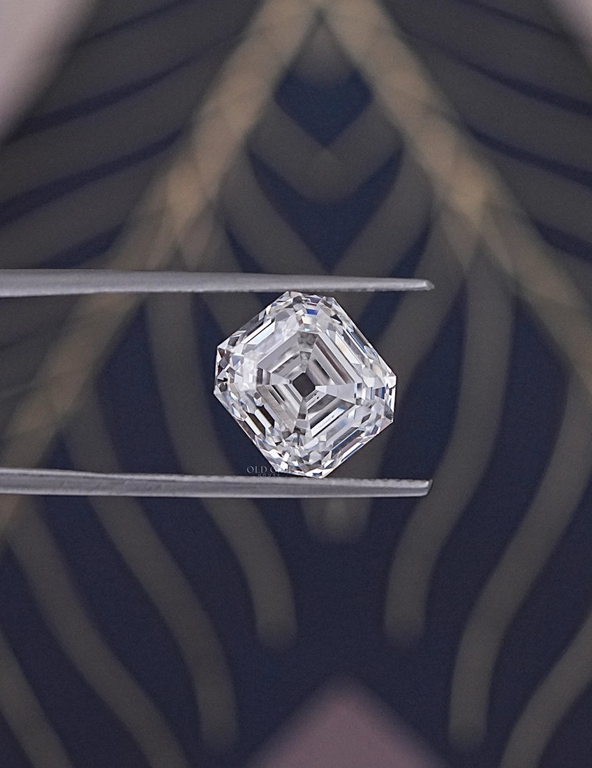 Old Mine Asscher Lab Diamond -- 6.15 Ct