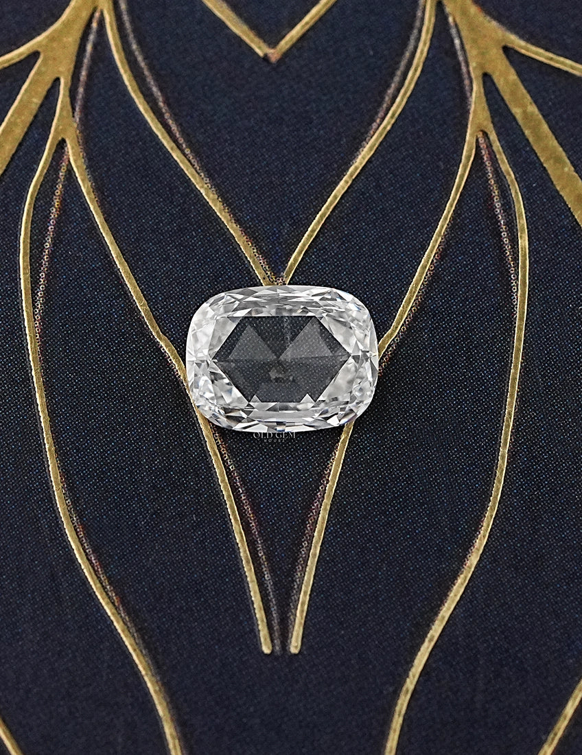 Rose Cut Cushion Lab Diamond