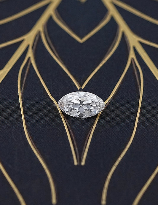 Old Mine Oval Lab Diamond