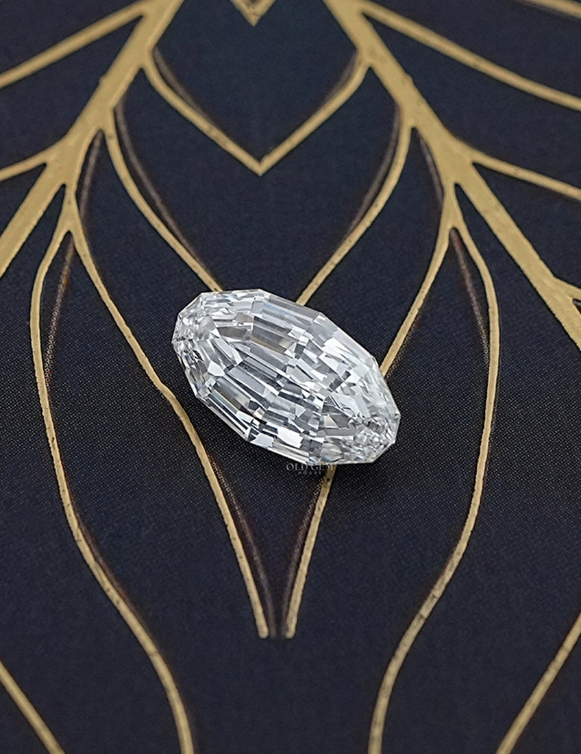 Step Cut Oval Lab Diamond