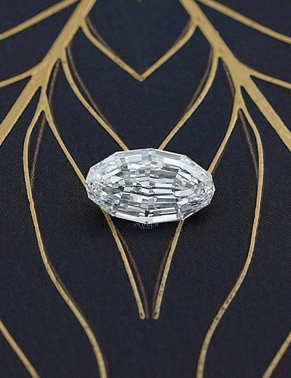 Step Cut Oval Lab Diamond