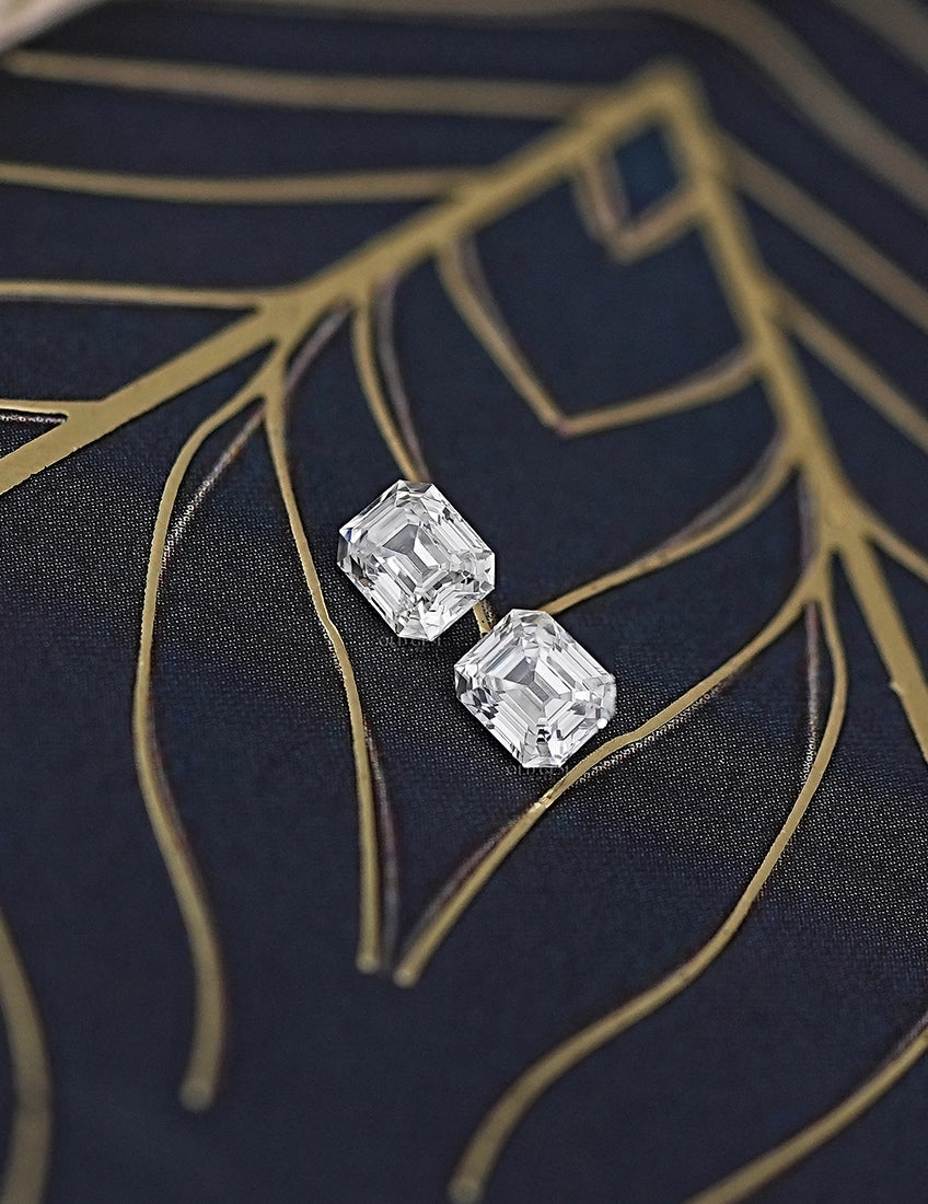 Old Mine Asscher Lab Diamond -- 1.07 TCW