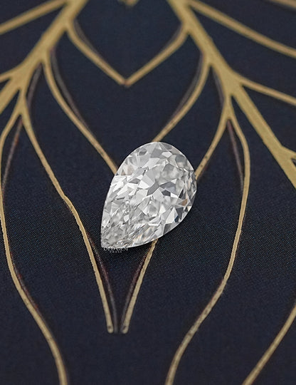 Old Mine Pear Cut Lab Grown Diamond