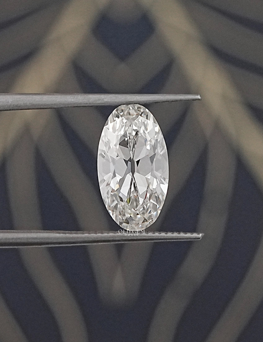 Old Mine Moval Cut Lab Grown Diamond