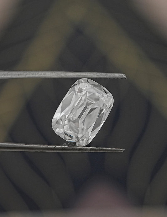 5.05 CT Lab Grown Old Mine Cushion Cut Diamond Lab Grown Diamond