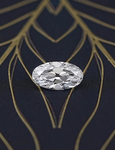 Old Mine Moval Cut Lab Diamond Loose
