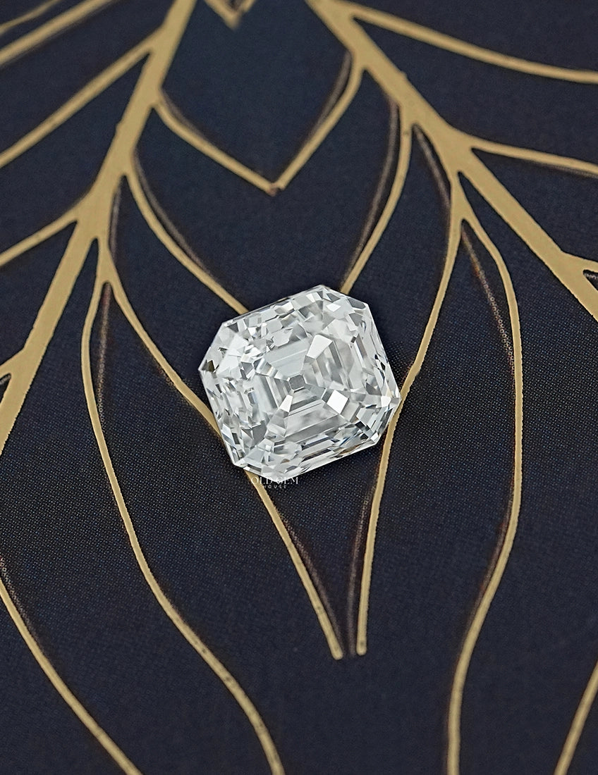Loose Old Mine Asscher Lab Grown Diamond