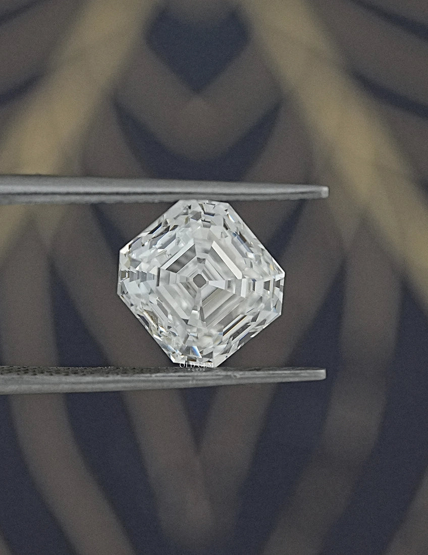Loose Old Mine Asscher Lab Grown Diamond