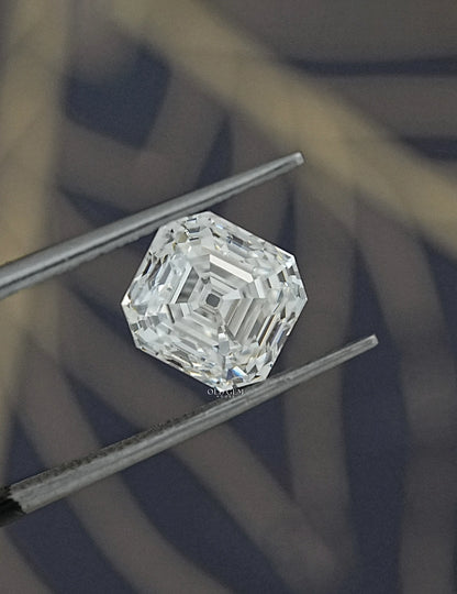 Loose Old Mine Asscher Lab Grown Diamond