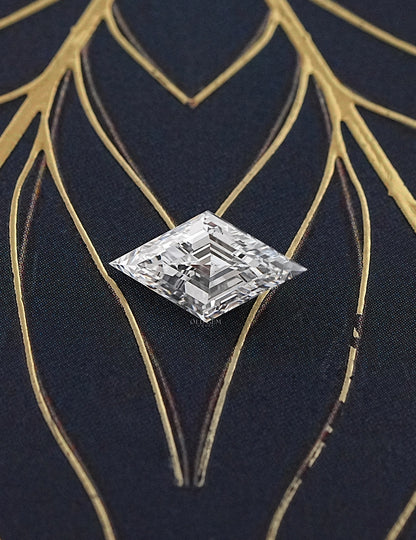 Lozenge Cut Lab Grown Loose Diamond