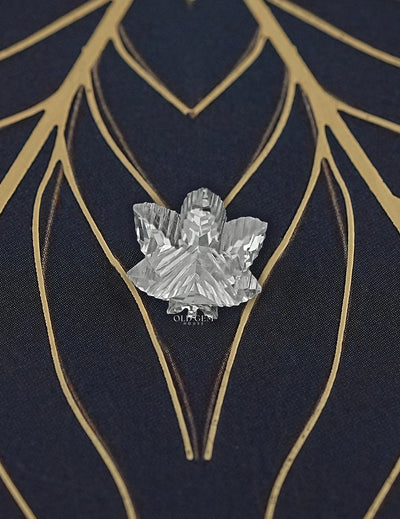 Marijuana Leaf cut Lab Grown Diamond
