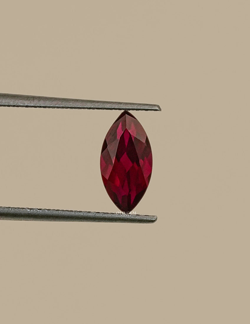 Marquise Cut Red Ruby Loose Gemstone Gemstone