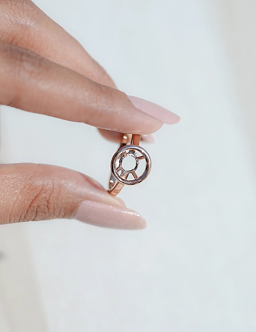 Old European Semi Mount Ring