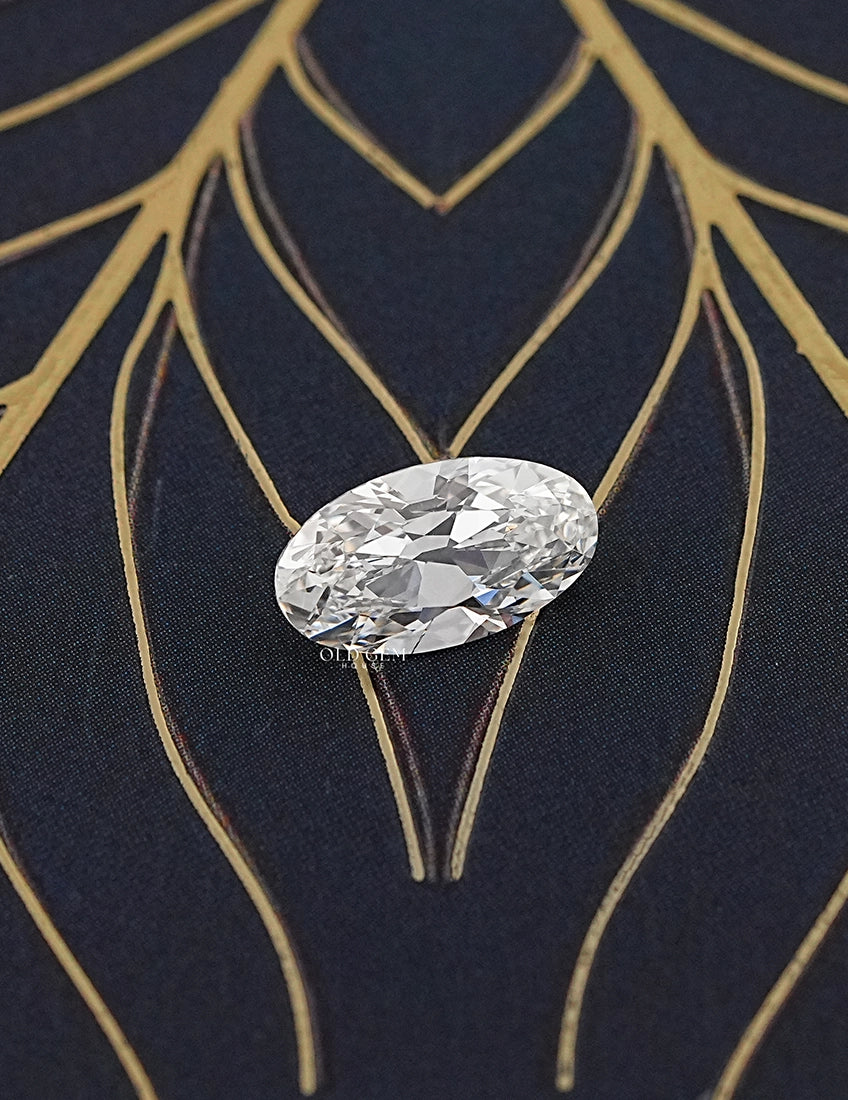 Old Mine Moval Cut Lab Grown Diamond