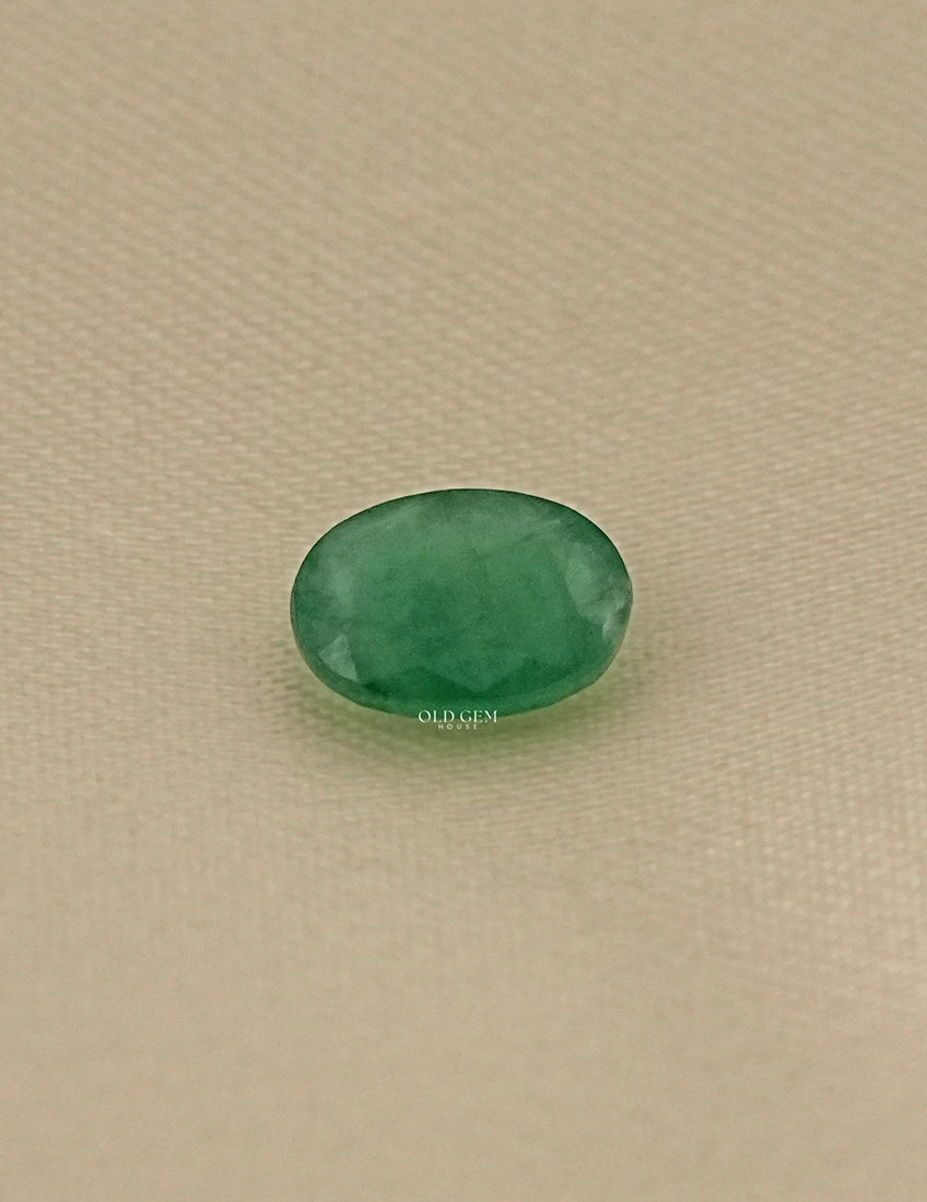 Natural Green Oval Cut Gemstone Loose Diamond