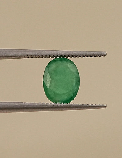 Natural Green Oval Cut Loose Gemstone