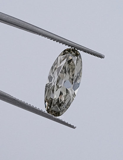 Old Mine Gray Moval Lab Diamond