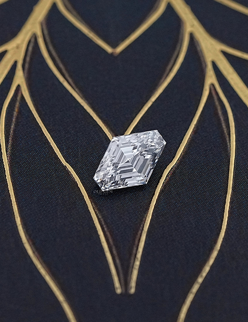 Step Cut Lozenge Lab Diamond