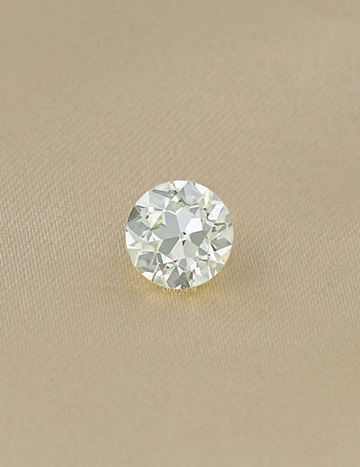 3.01 Carat IGI Certified Old European Round Cut Lab Diamond