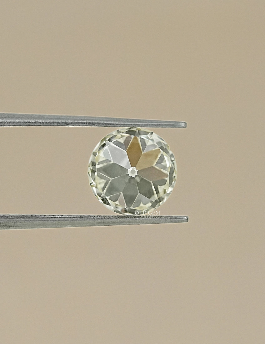 3.01 Carat IGI Certified Old European Round Cut Lab Diamond Lab Grown Diamond