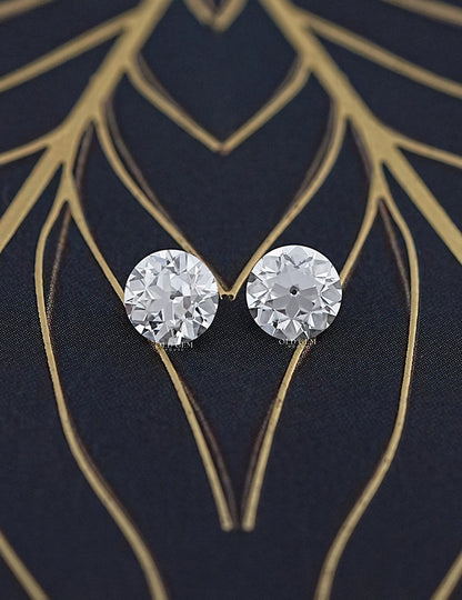 Traditional OEC Round Lab Grown Diamond Matching Pair