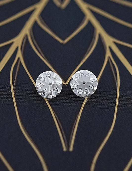 Traditional OEC Round Lab Grown Diamond Matching Pair