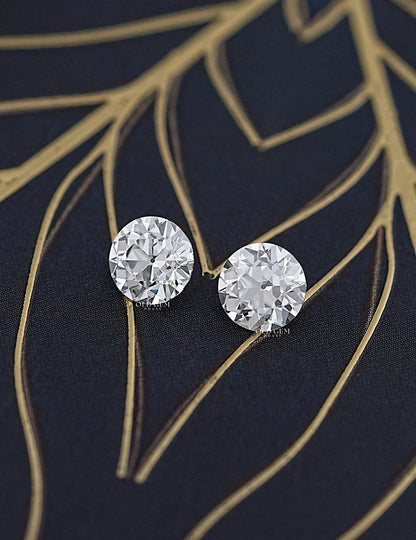 Traditional OEC Round Lab Grown Diamond Matching Pair