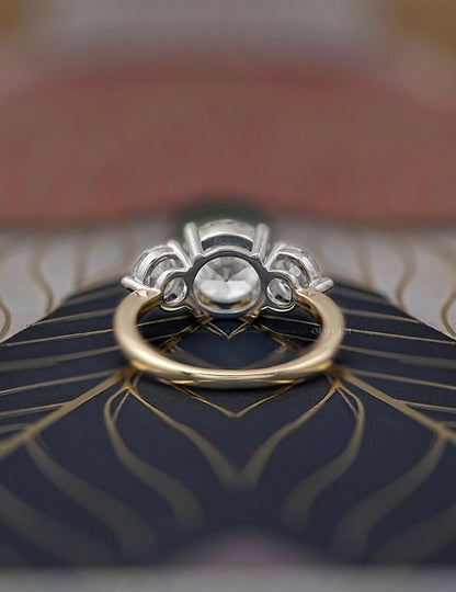 Old European Cut Triology Ring