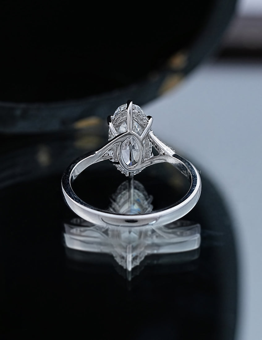 Old Mine Moval Accent Ring