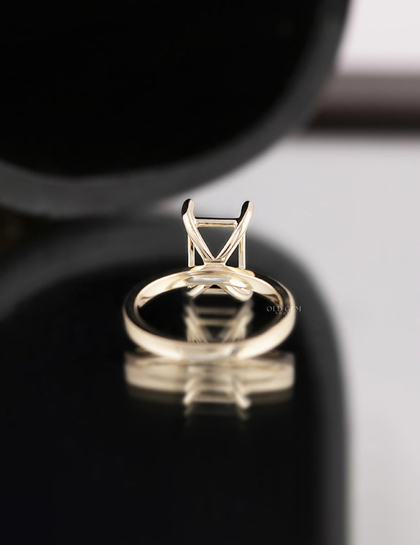 Radiant Cut Semi Mount Ring