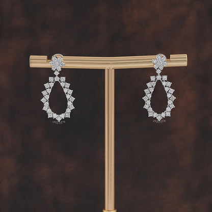 Pear Shape Drop Earrings