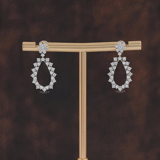 Pear Shape Drop Earrings