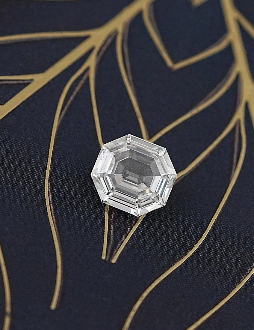3.10 Carat Loose Old Mine Hexagon Cut Diamond Lab Grown Diamond