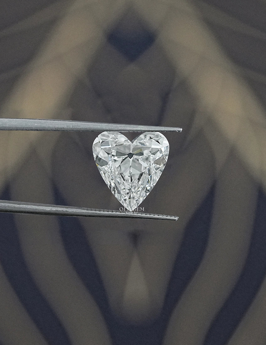 IGI Certified Old Mine Heart Cut Lab Diamond Lab Grown Diamond