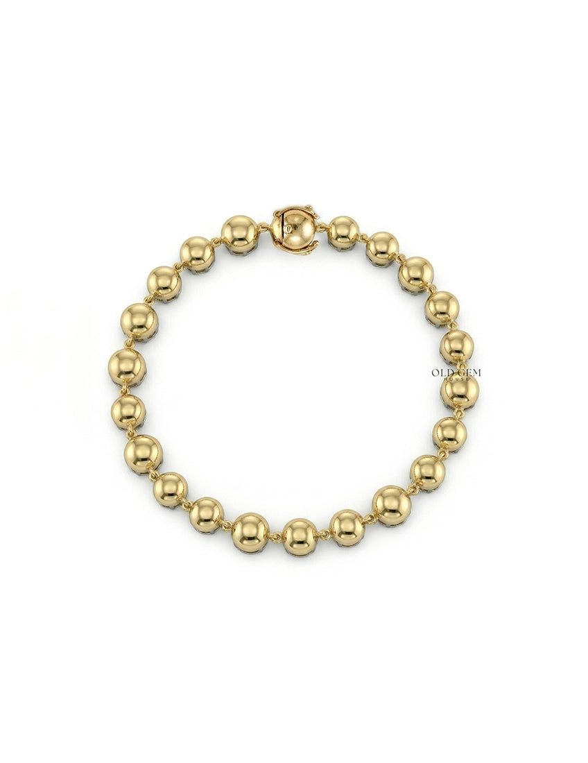 Old European Cut Diamond Tennis Bracelet Bracelet