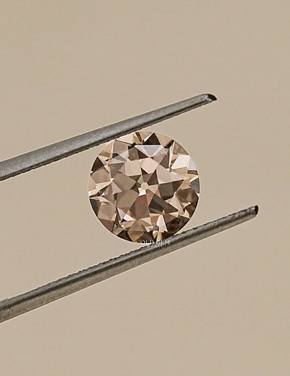 Light Champagne Old European Round Lab Diamond Lab Grown Diamond