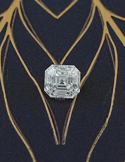 Old Mine Asscher Cut Lab Grown Diamond - 2 Carat