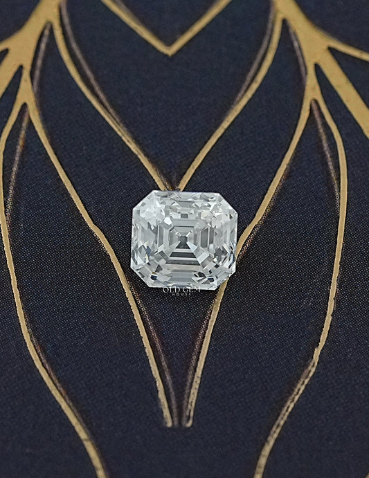 Old Mine Asscher Cut Lab Grown Diamond - 2 Carat Lab Grown Diamond