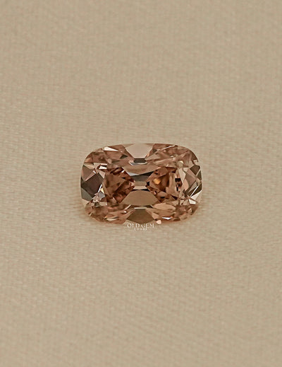 Old Mine Cushion Cut Champagne Diamond