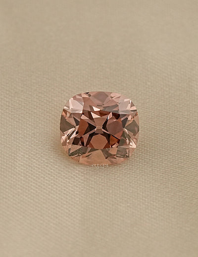 Old Mine Cushion Cut Lab Champagne Diamond