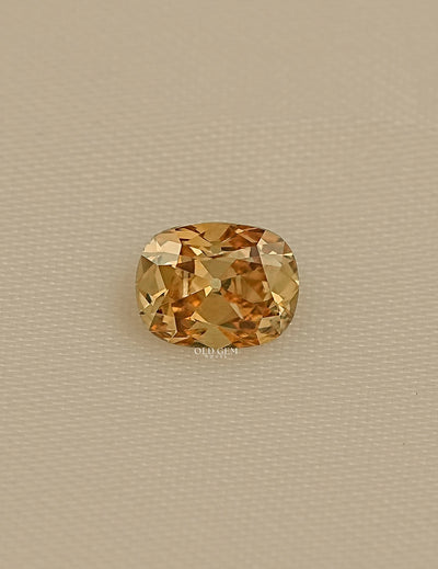 1 Carat Old Mine Cushion Cut Champagne Diamond