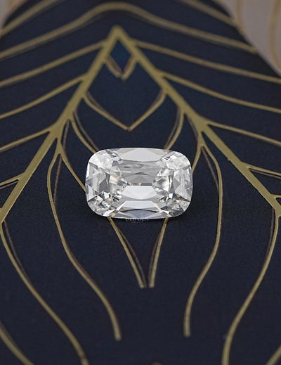 Certified Old Mine Cushion Cut Lab Grown Diamond