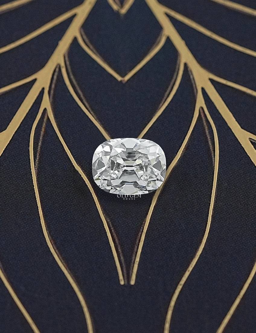 3.04 Carat Old Mine Cushion Lab Diamond Lab Grown Diamond