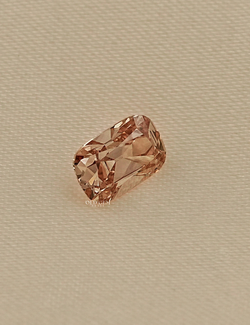 1.20 Carat Brown Old Mine Cushion Lab Loose Lab Grown Diamond