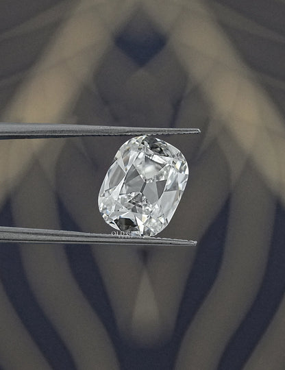 4.01 Carat Old Mine Cushion-Cut Lab Diamond Lab Grown Diamond