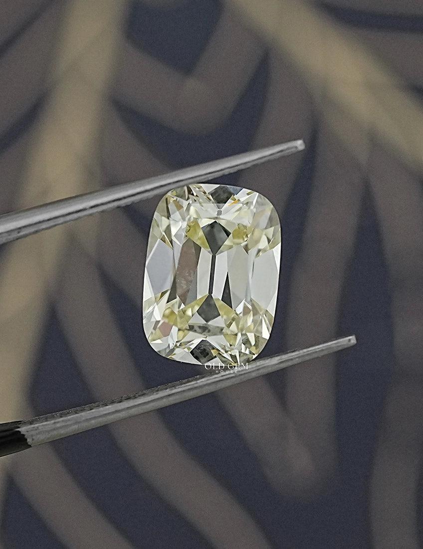 3.28 CT Old Mine Cushion Lab Grown Loose Lab Grown Diamond